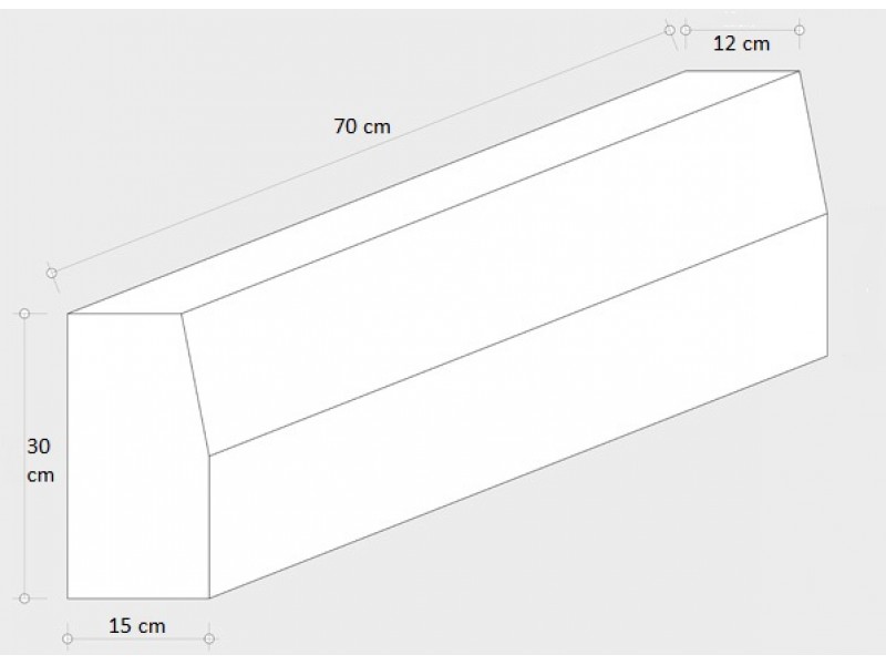 Yol Bordürü 70 cm